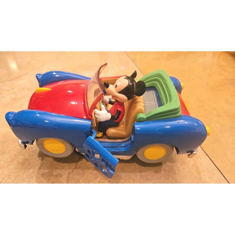 Burago 1:24 Mickey Mouse Convertible Metal Car‎ Figurine Vintage Toy Collectible